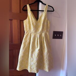 Moulinette Soeurs Yellow Patterned Dress